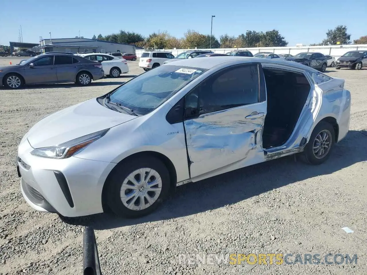 1 fotografías del automóvil dañado JTDKARFUXK3078677 TOYOTA PRIUS 2019