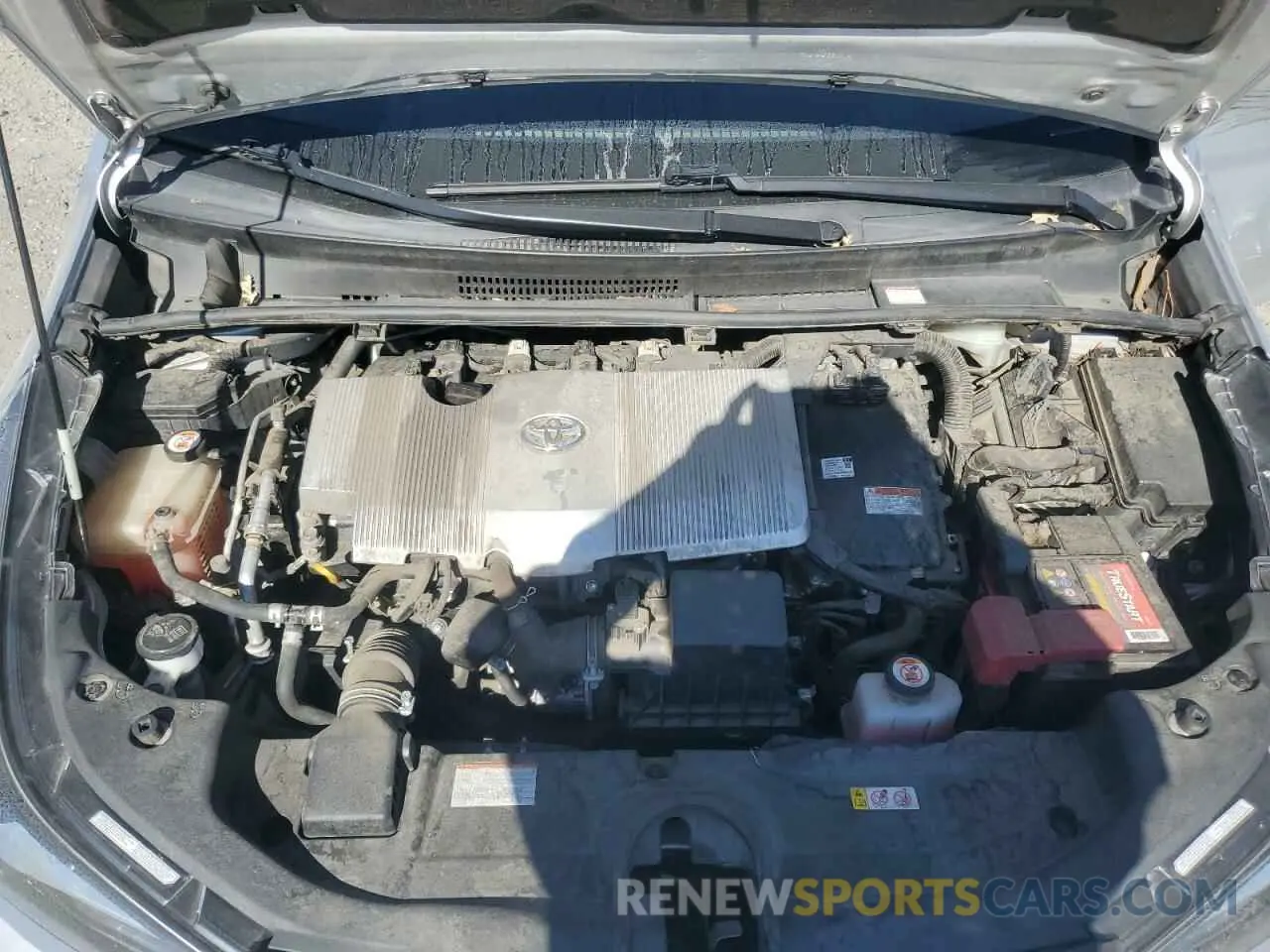 11 fotografías del automóvil dañado JTDKARFUXK3078677 TOYOTA PRIUS 2019
