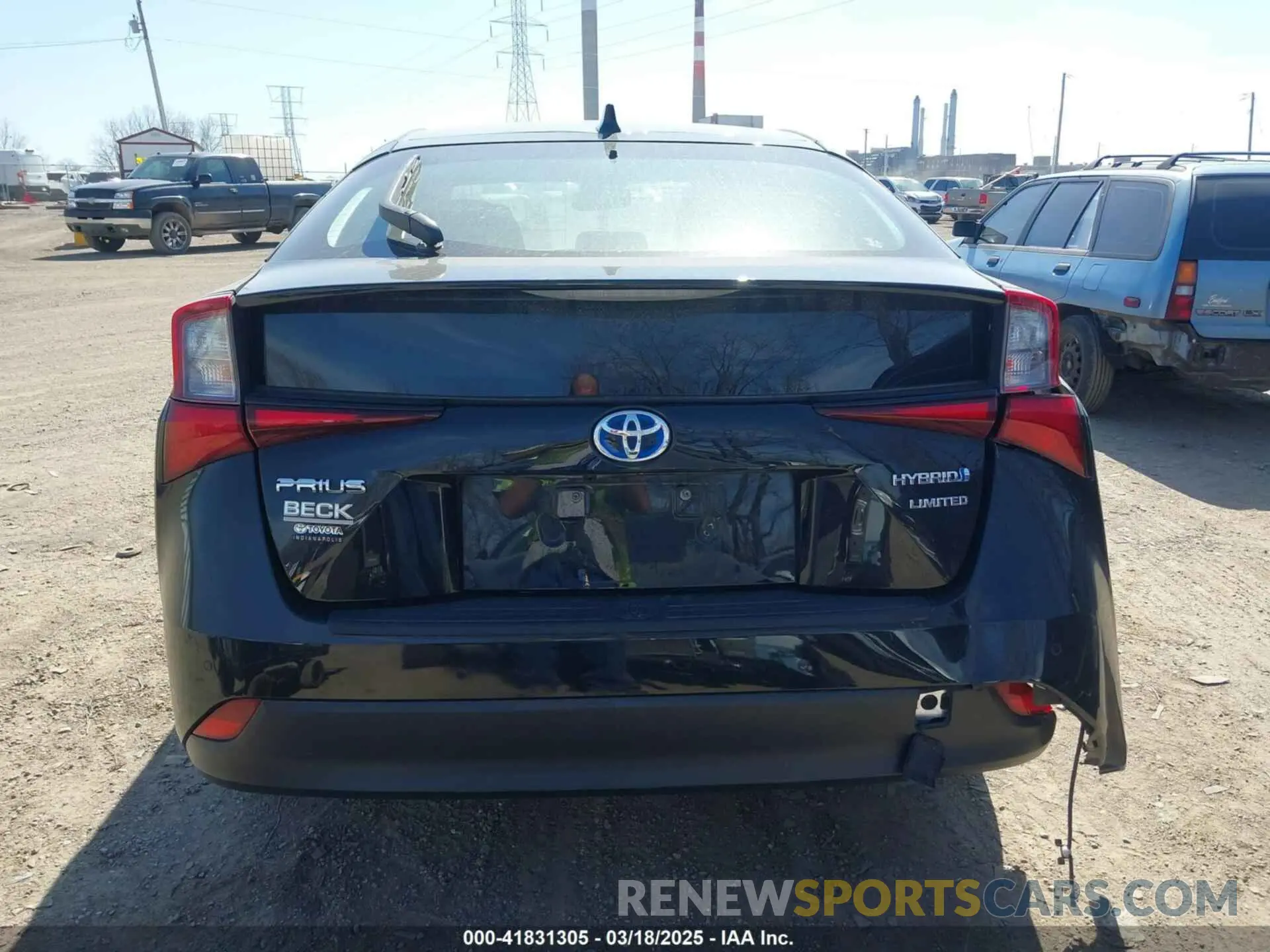 15 fotografías del automóvil dañado JTDKARFUXK3101259 TOYOTA PRIUS 2019