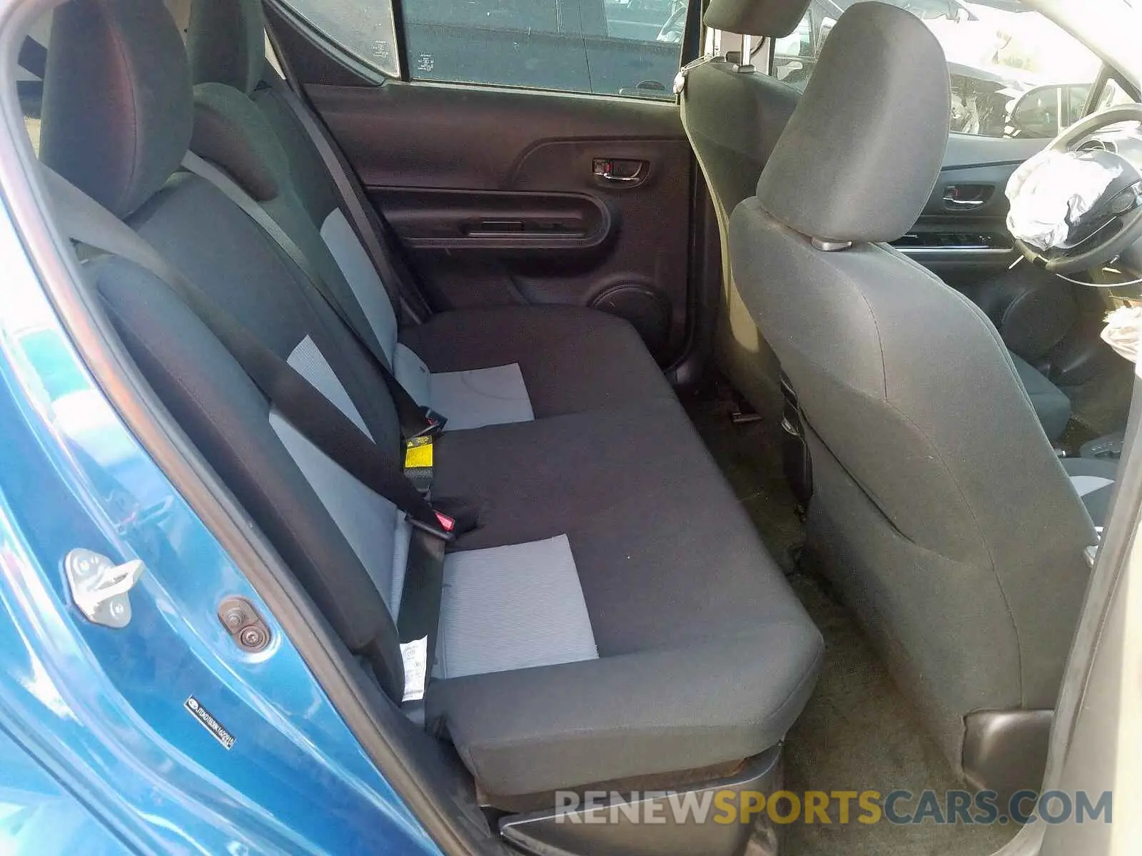 6 fotografías del automóvil dañado JTDKDTB38K1622915 TOYOTA PRIUS 2019