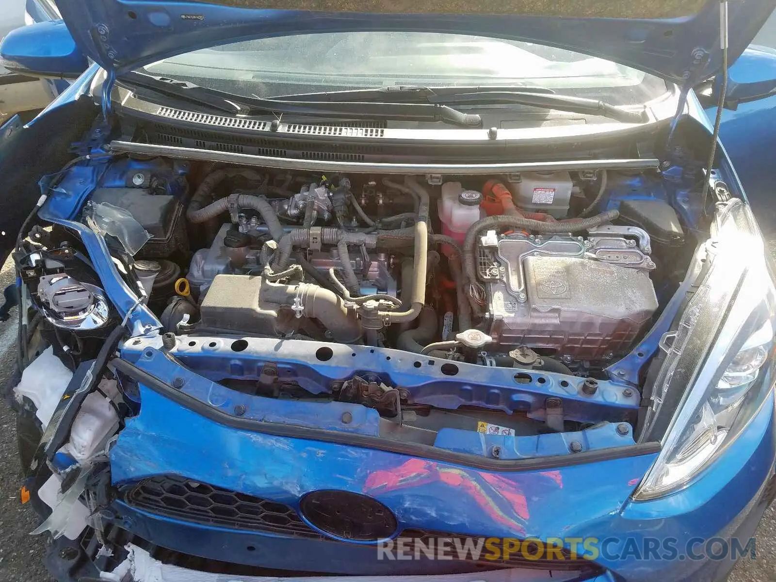 7 fotografías del automóvil dañado JTDKDTB38K1622915 TOYOTA PRIUS 2019