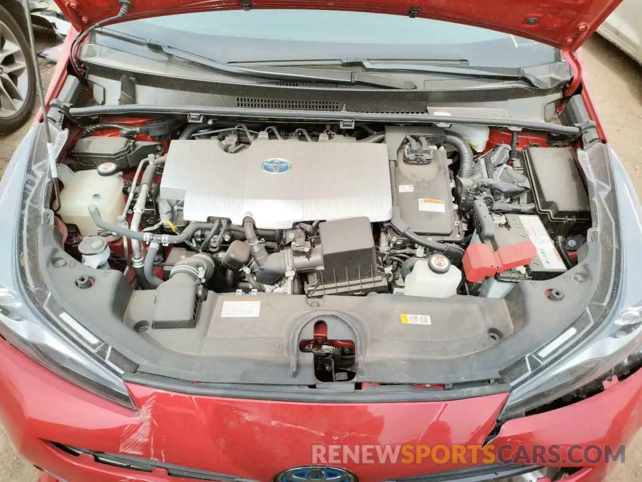 7 fotografías del automóvil dañado JTDL9RFU0K3010630 TOYOTA PRIUS 2019
