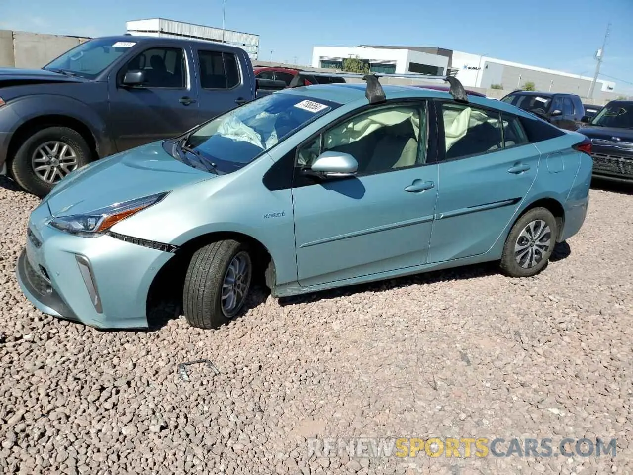 1 fotografías del automóvil dañado JTDL9RFU0K3011518 TOYOTA PRIUS 2019