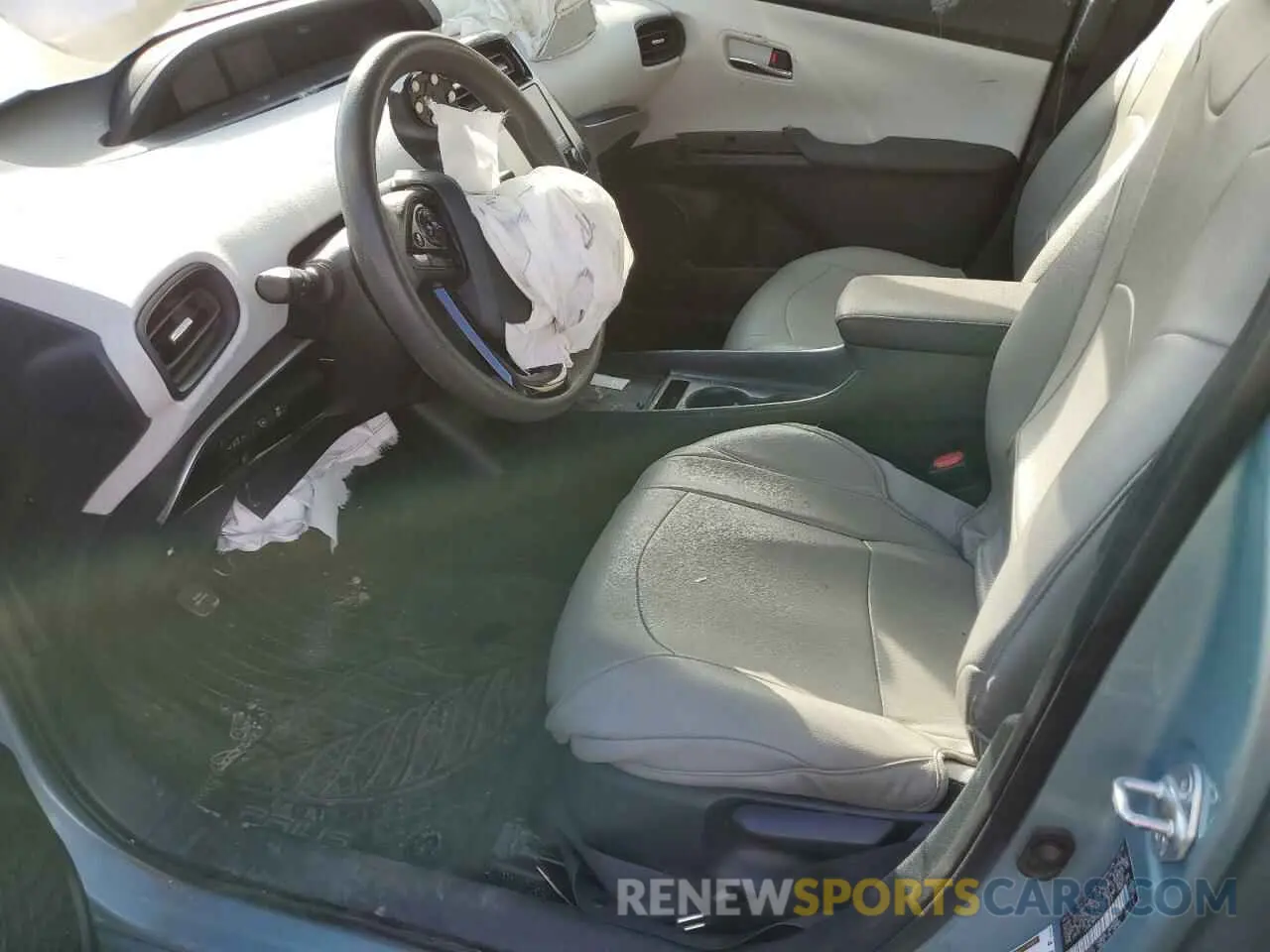 7 fotografías del automóvil dañado JTDL9RFU0K3011518 TOYOTA PRIUS 2019