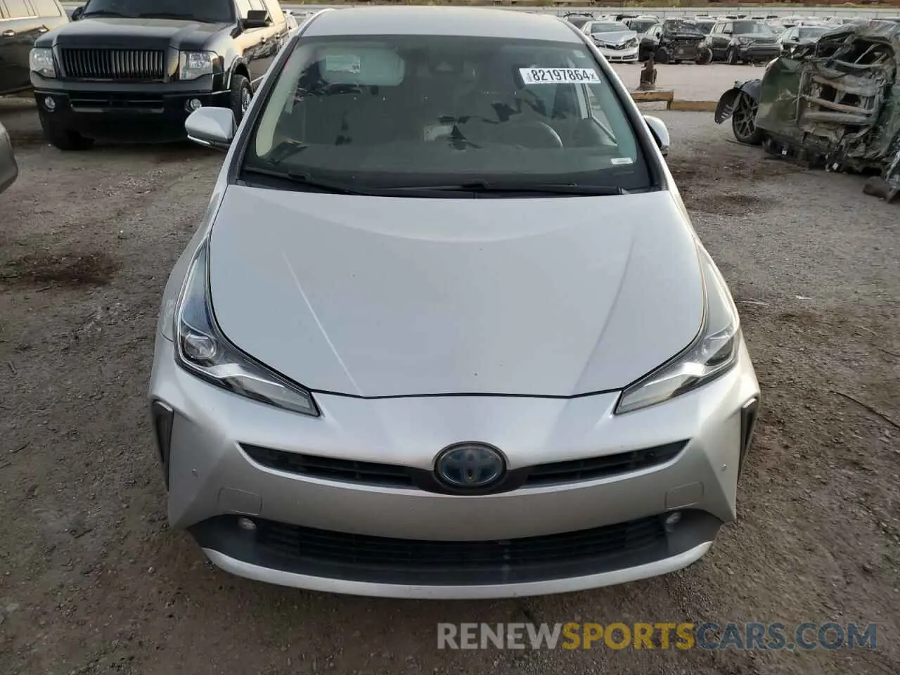 5 fotografías del automóvil dañado JTDL9RFU1K3004934 TOYOTA PRIUS 2019
