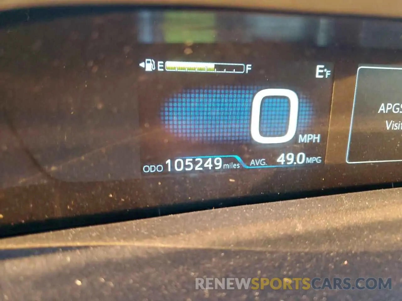 9 fotografías del automóvil dañado JTDL9RFU1K3004934 TOYOTA PRIUS 2019