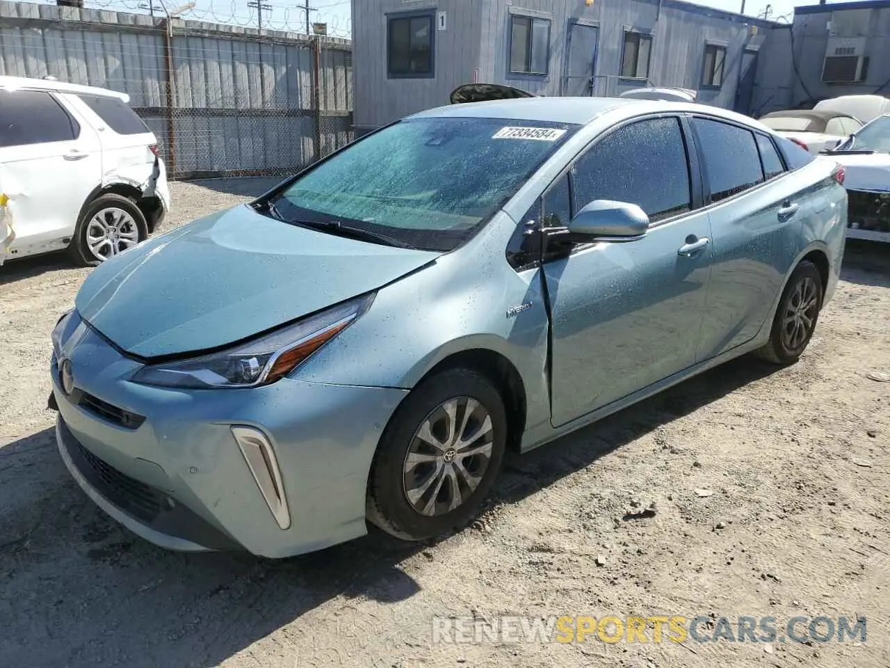 1 fotografías del automóvil dañado JTDL9RFU1K3005534 TOYOTA PRIUS 2019