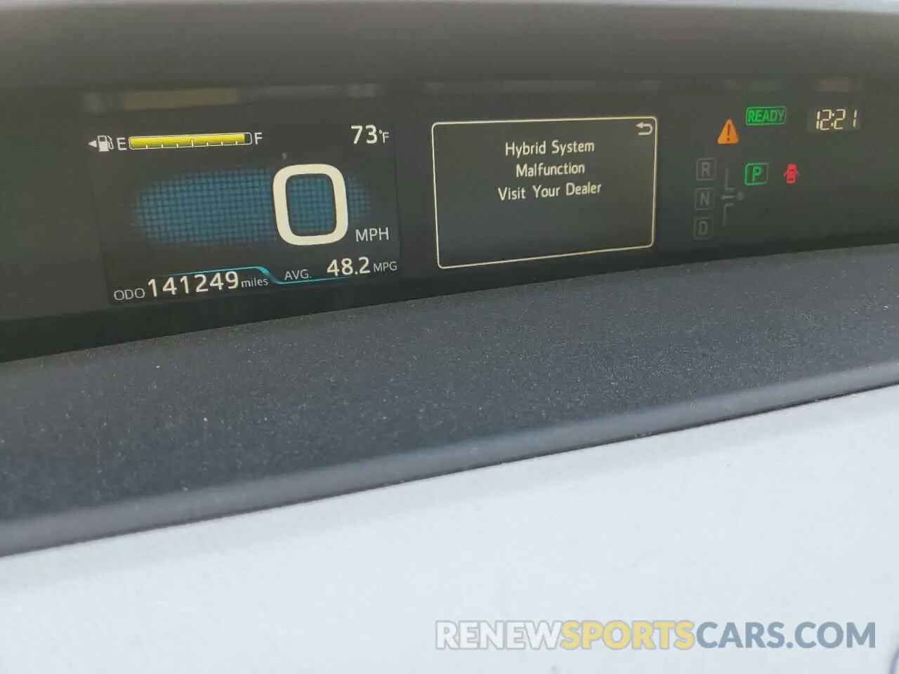 9 fotografías del automóvil dañado JTDL9RFU1K3005534 TOYOTA PRIUS 2019