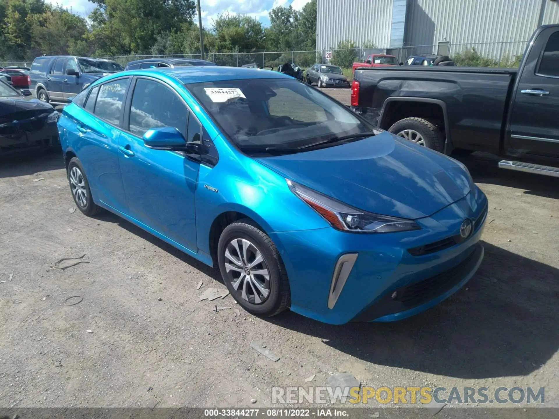 1 fotografías del automóvil dañado JTDL9RFU4K3008170 TOYOTA PRIUS 2019