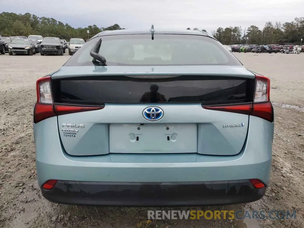 6 fotografías del automóvil dañado JTDL9RFU4K3008685 TOYOTA PRIUS 2019