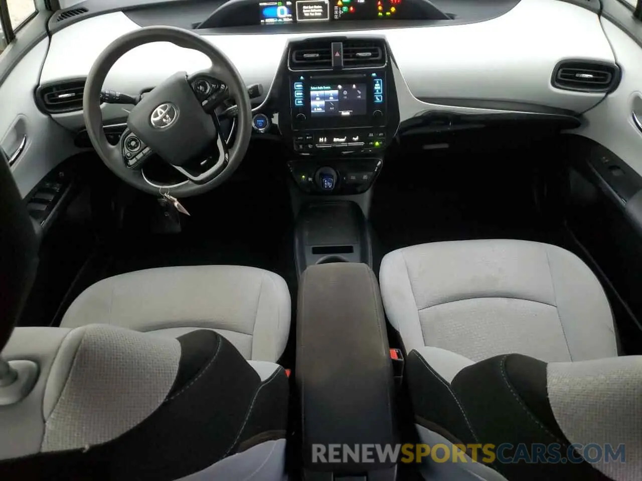 8 fotografías del automóvil dañado JTDL9RFU4K3008685 TOYOTA PRIUS 2019