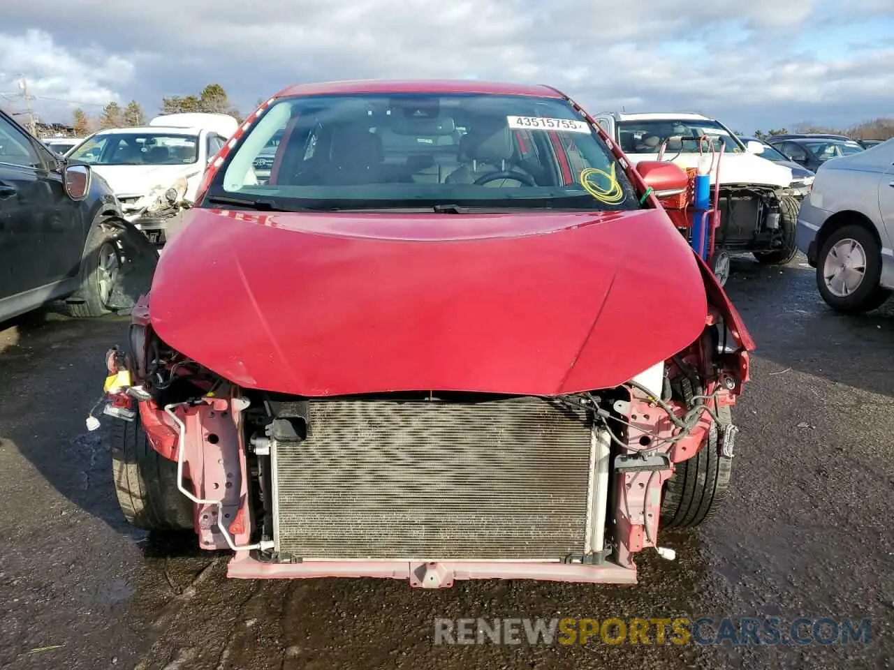5 fotografías del automóvil dañado JTDL9RFU4K3010582 TOYOTA PRIUS 2019
