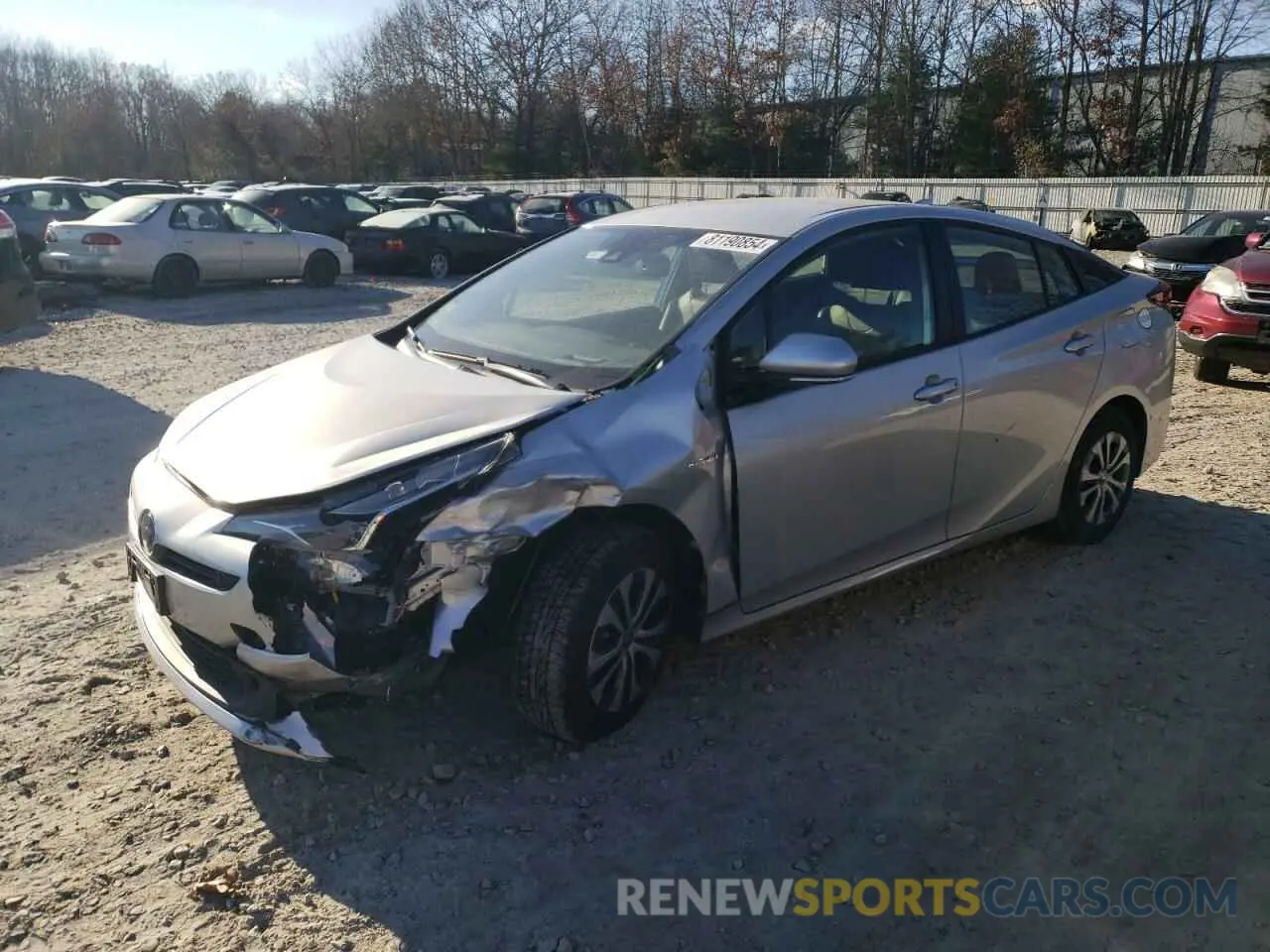 1 fotografías del automóvil dañado JTDL9RFU4K3011652 TOYOTA PRIUS 2019