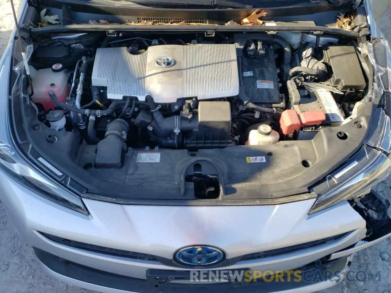 11 fotografías del automóvil dañado JTDL9RFU4K3011652 TOYOTA PRIUS 2019