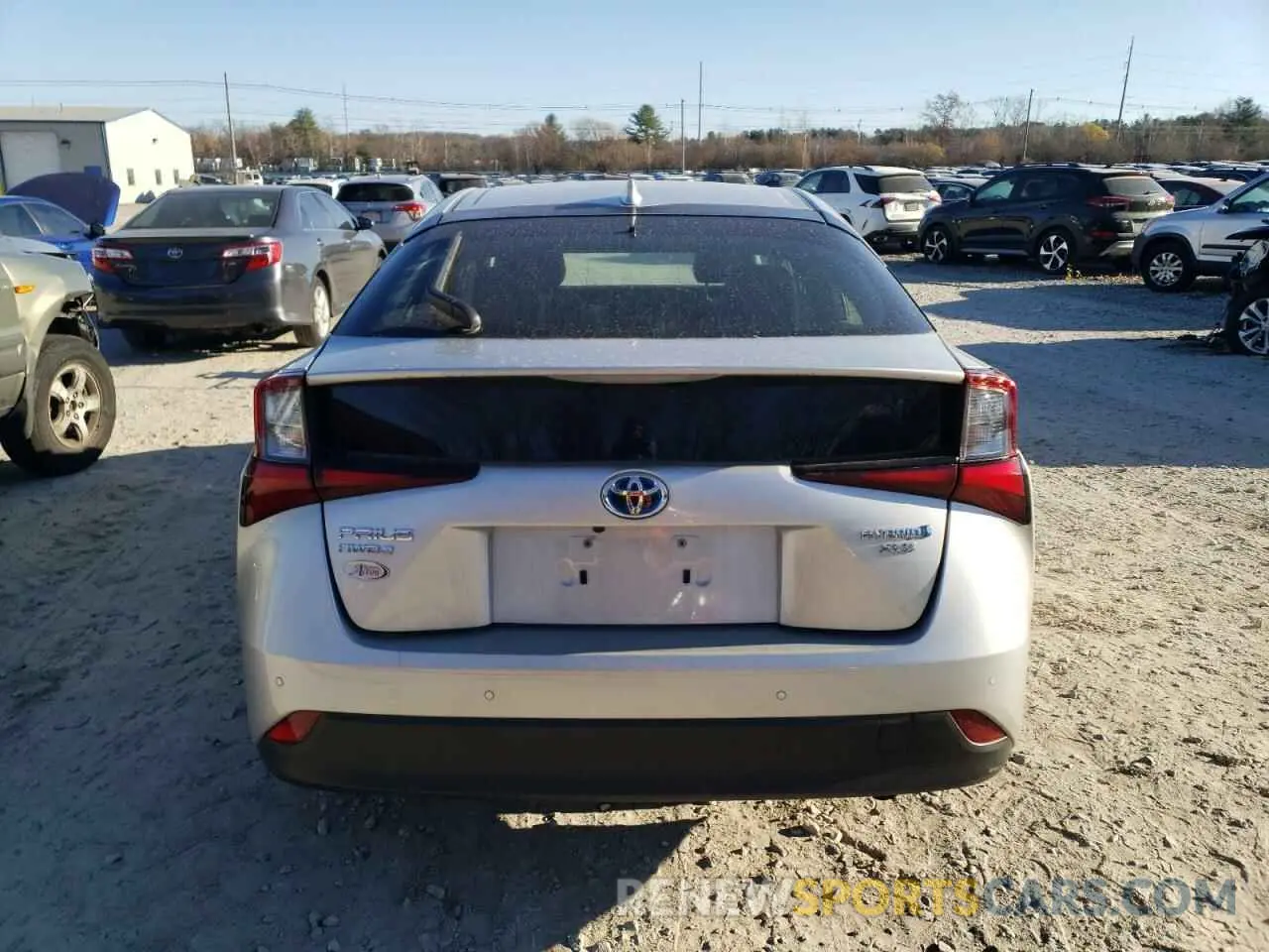 6 fotografías del automóvil dañado JTDL9RFU4K3011652 TOYOTA PRIUS 2019