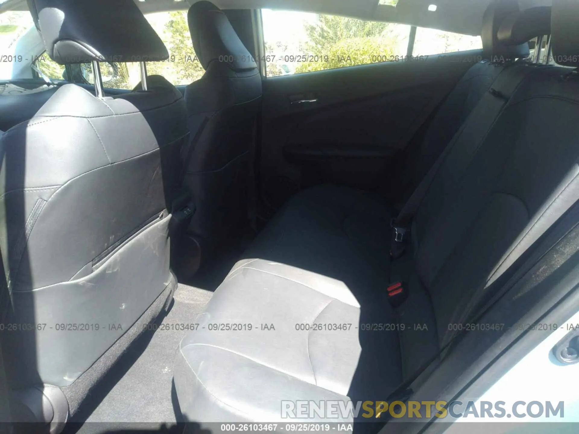 8 fotografías del automóvil dañado JTDL9RFU5K3002393 TOYOTA PRIUS 2019