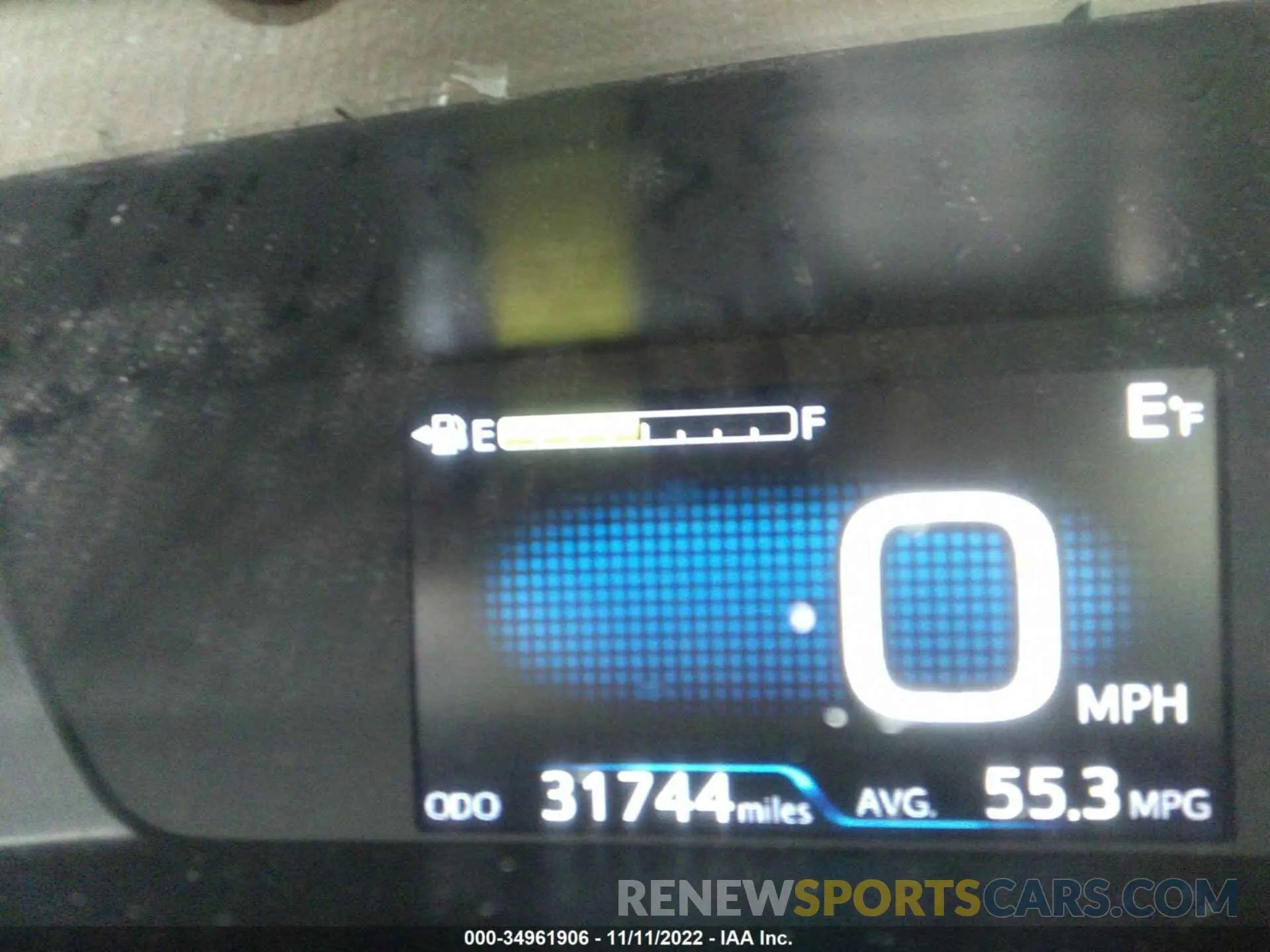 7 fotografías del automóvil dañado JTDL9RFU5K3003558 TOYOTA PRIUS 2019