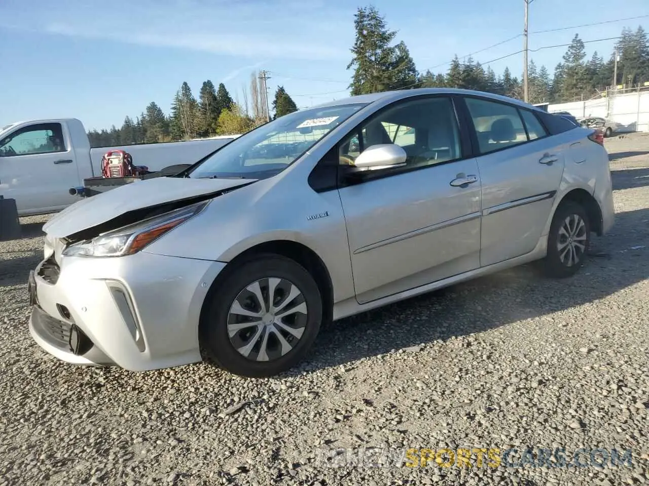 1 fotografías del automóvil dañado JTDL9RFU5K3004824 TOYOTA PRIUS 2019