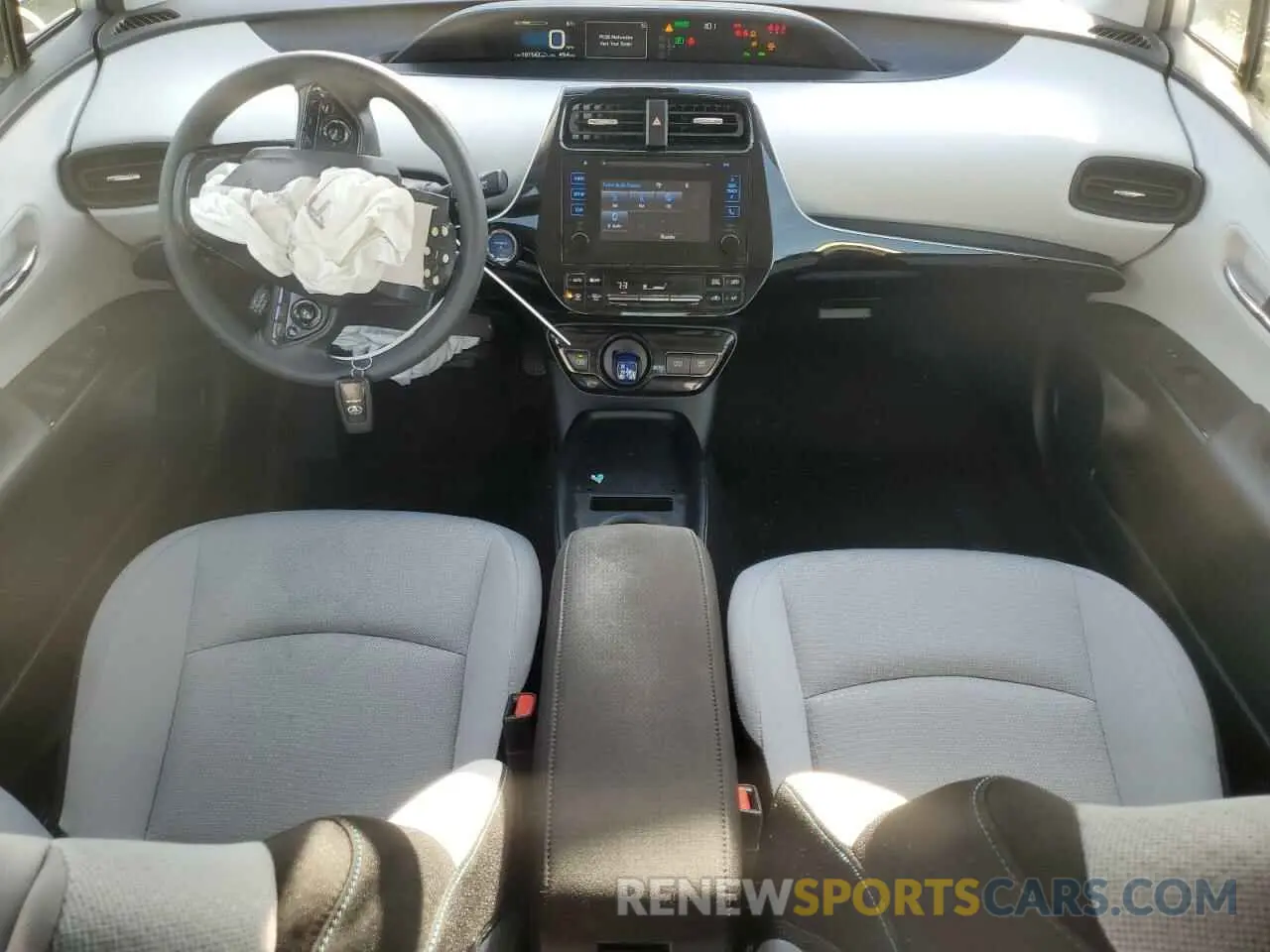 8 fotografías del automóvil dañado JTDL9RFU5K3004824 TOYOTA PRIUS 2019