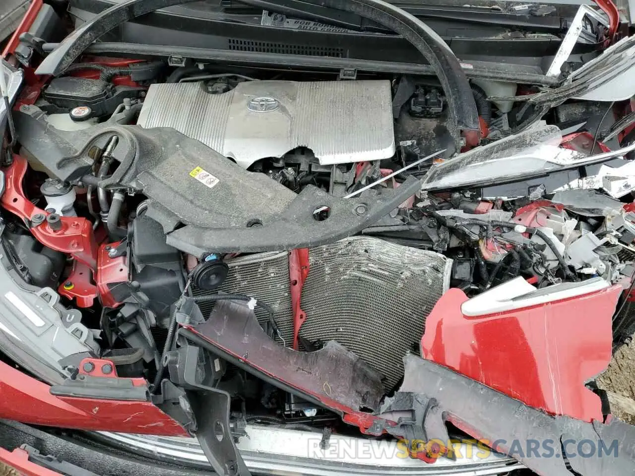 11 fotografías del automóvil dañado JTDL9RFU5K3007027 TOYOTA PRIUS 2019