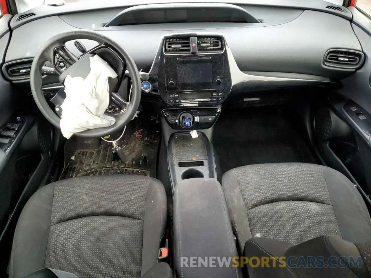 8 fotografías del automóvil dañado JTDL9RFU5K3007027 TOYOTA PRIUS 2019