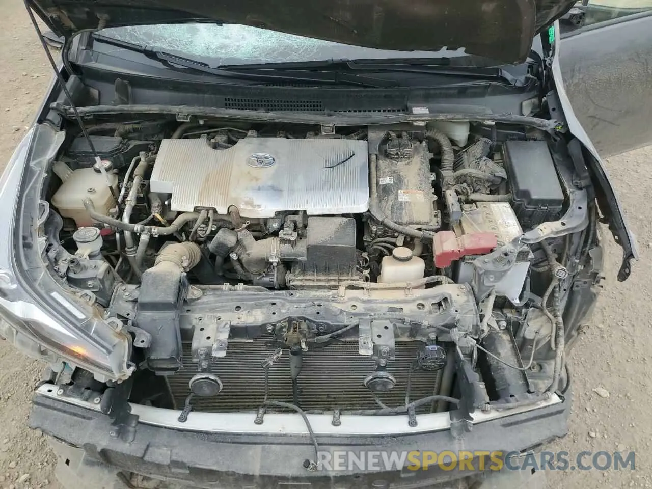 11 fotografías del automóvil dañado JTDL9RFU6K3008722 TOYOTA PRIUS 2019