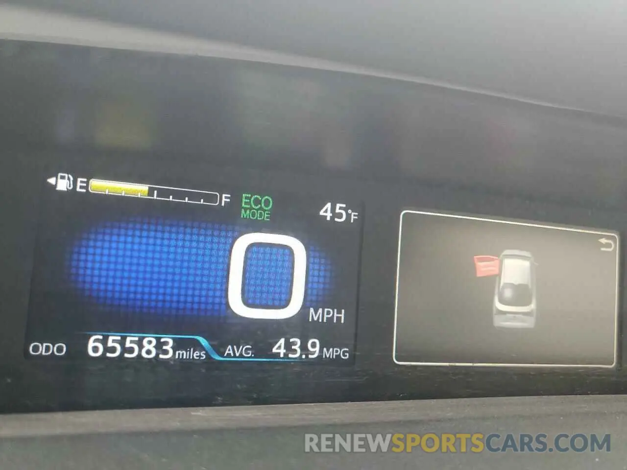 9 fotografías del automóvil dañado JTDL9RFU6K3008722 TOYOTA PRIUS 2019