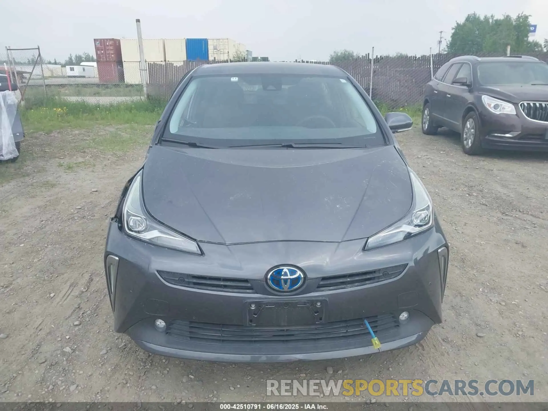 12 fotografías del automóvil dañado JTDL9RFU6K3010339 TOYOTA PRIUS 2019