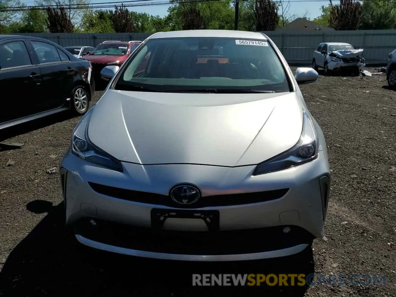 5 fotografías del automóvil dañado JTDL9RFU7K3002024 TOYOTA PRIUS 2019