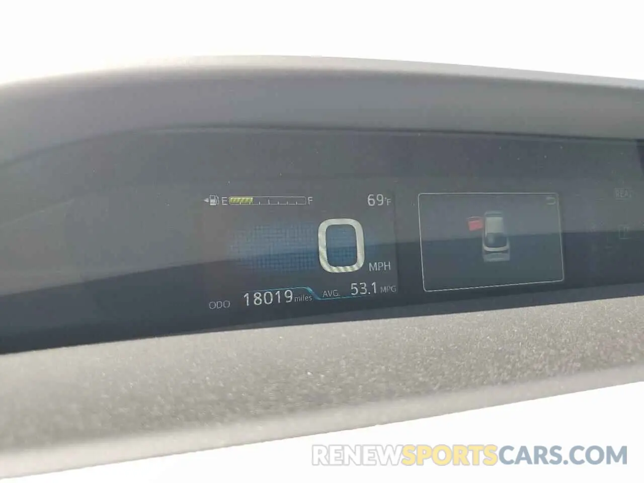 9 fotografías del automóvil dañado JTDL9RFU7K3002024 TOYOTA PRIUS 2019