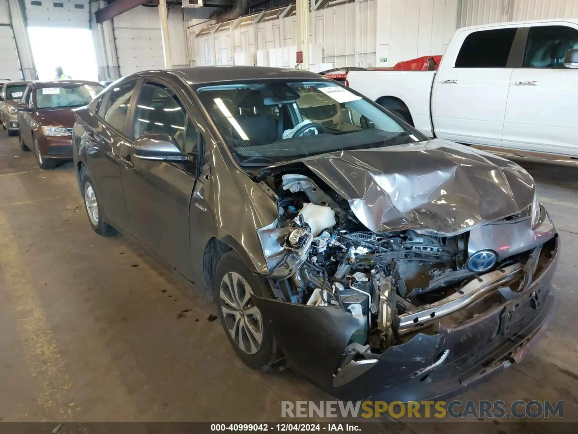 1 fotografías del automóvil dañado JTDL9RFU7K3012956 TOYOTA PRIUS 2019