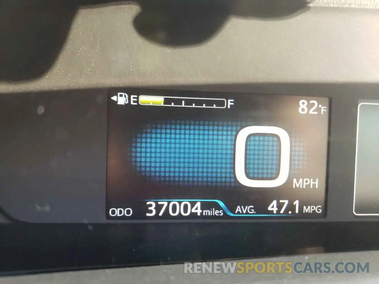 8 fotografías del automóvil dañado JTDL9RFU8K3004350 TOYOTA PRIUS 2019