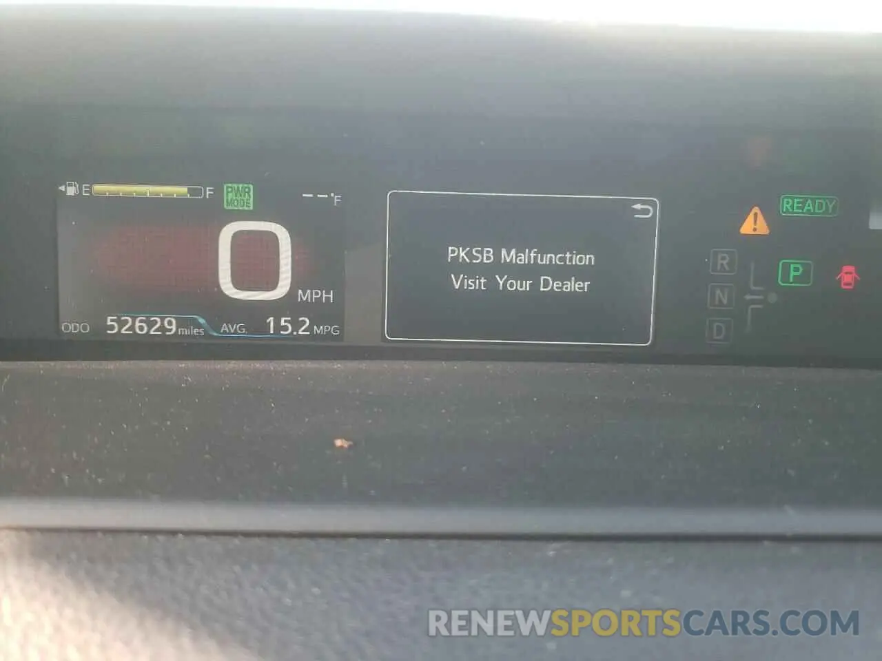9 fotografías del automóvil dañado JTDL9RFU9K3003241 TOYOTA PRIUS 2019