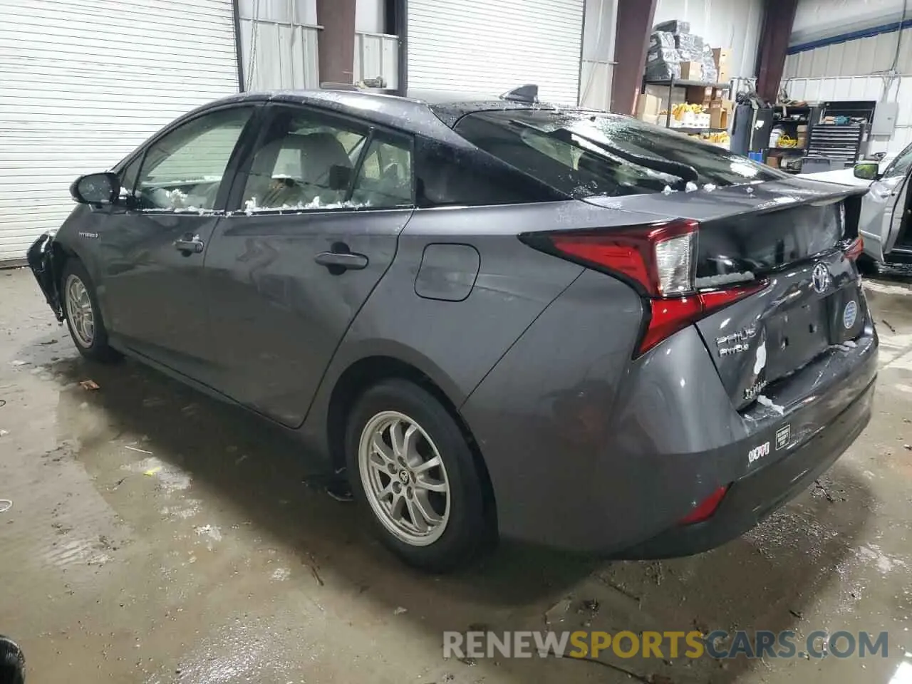 2 fotografías del automóvil dañado JTDL9RFU9K3011257 TOYOTA PRIUS 2019