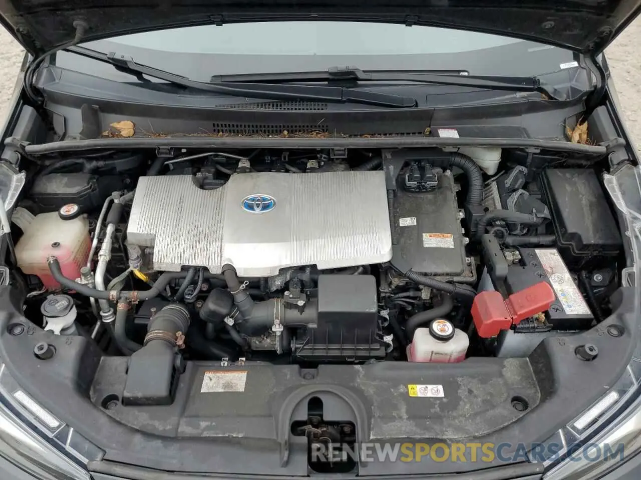 11 fotografías del automóvil dañado JTDL9RFUXK3000512 TOYOTA PRIUS 2019