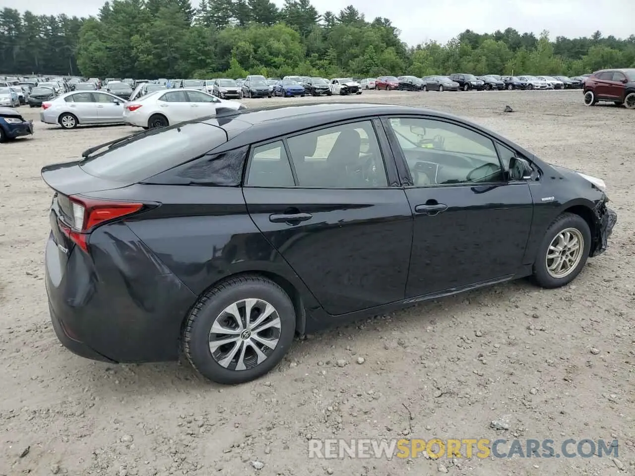 3 fotografías del automóvil dañado JTDL9RFUXK3000512 TOYOTA PRIUS 2019