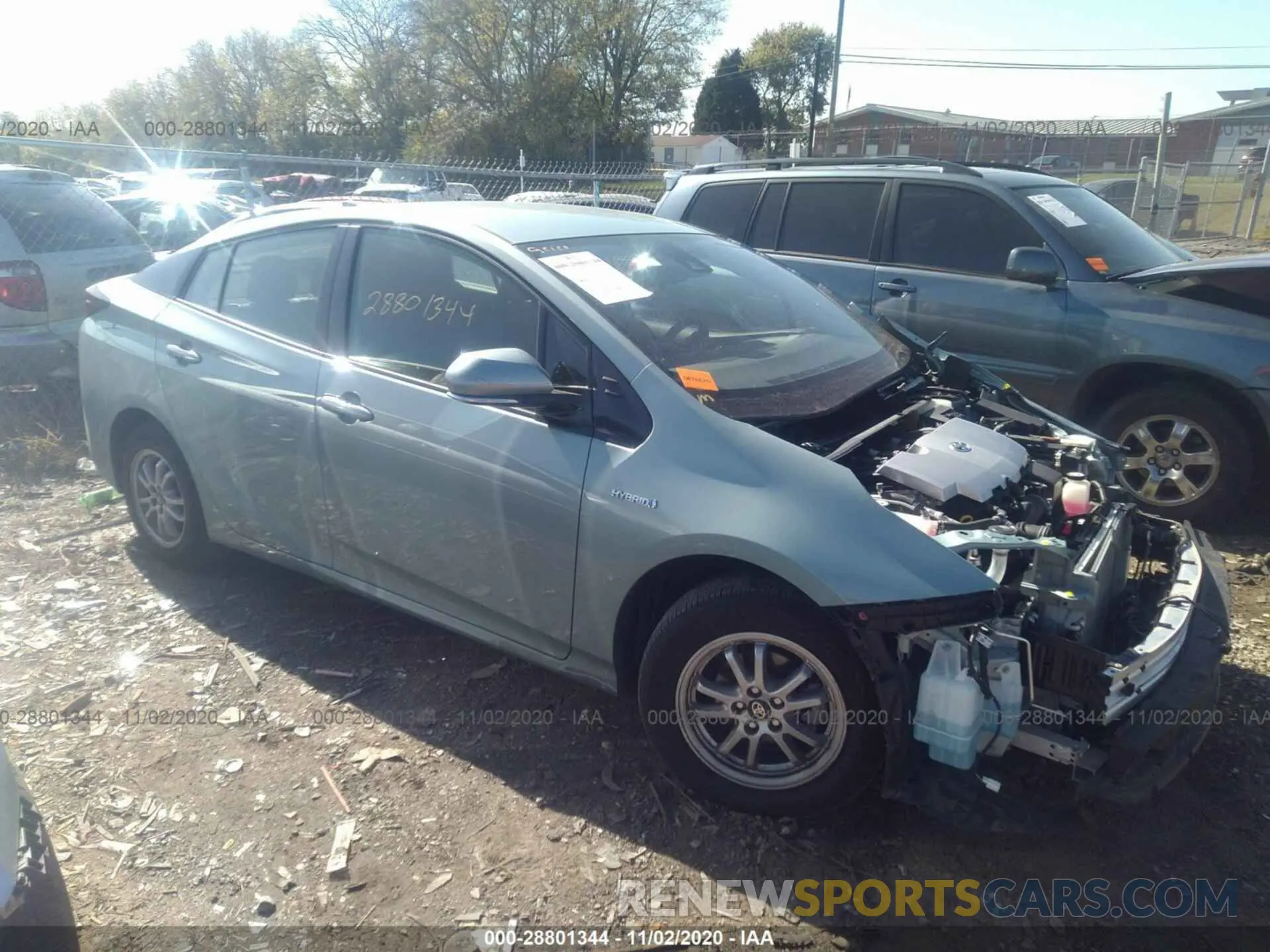1 fotografías del automóvil dañado JTDL9RFUXK3007119 TOYOTA PRIUS 2019