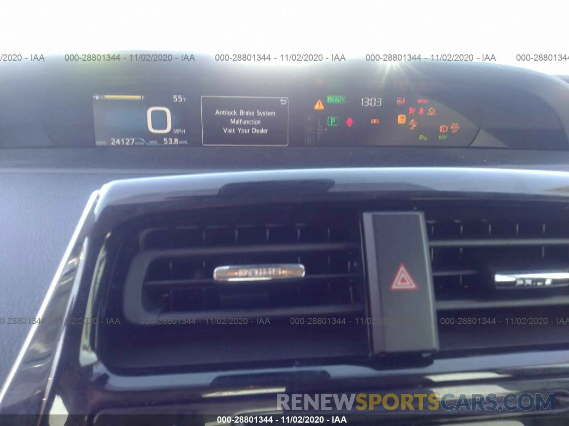 7 fotografías del automóvil dañado JTDL9RFUXK3007119 TOYOTA PRIUS 2019