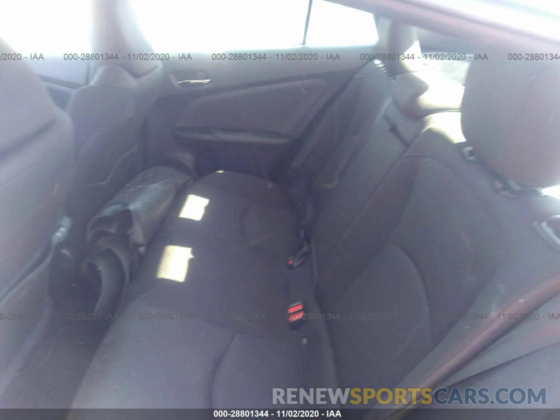 8 fotografías del automóvil dañado JTDL9RFUXK3007119 TOYOTA PRIUS 2019