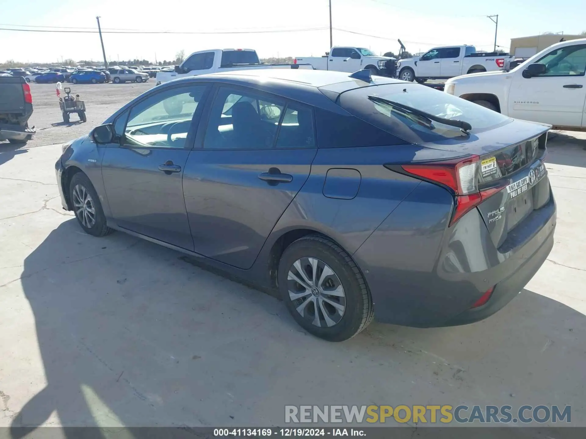 1 fotografías del automóvil dañado JTDL9RFUXK3012952 TOYOTA PRIUS 2019