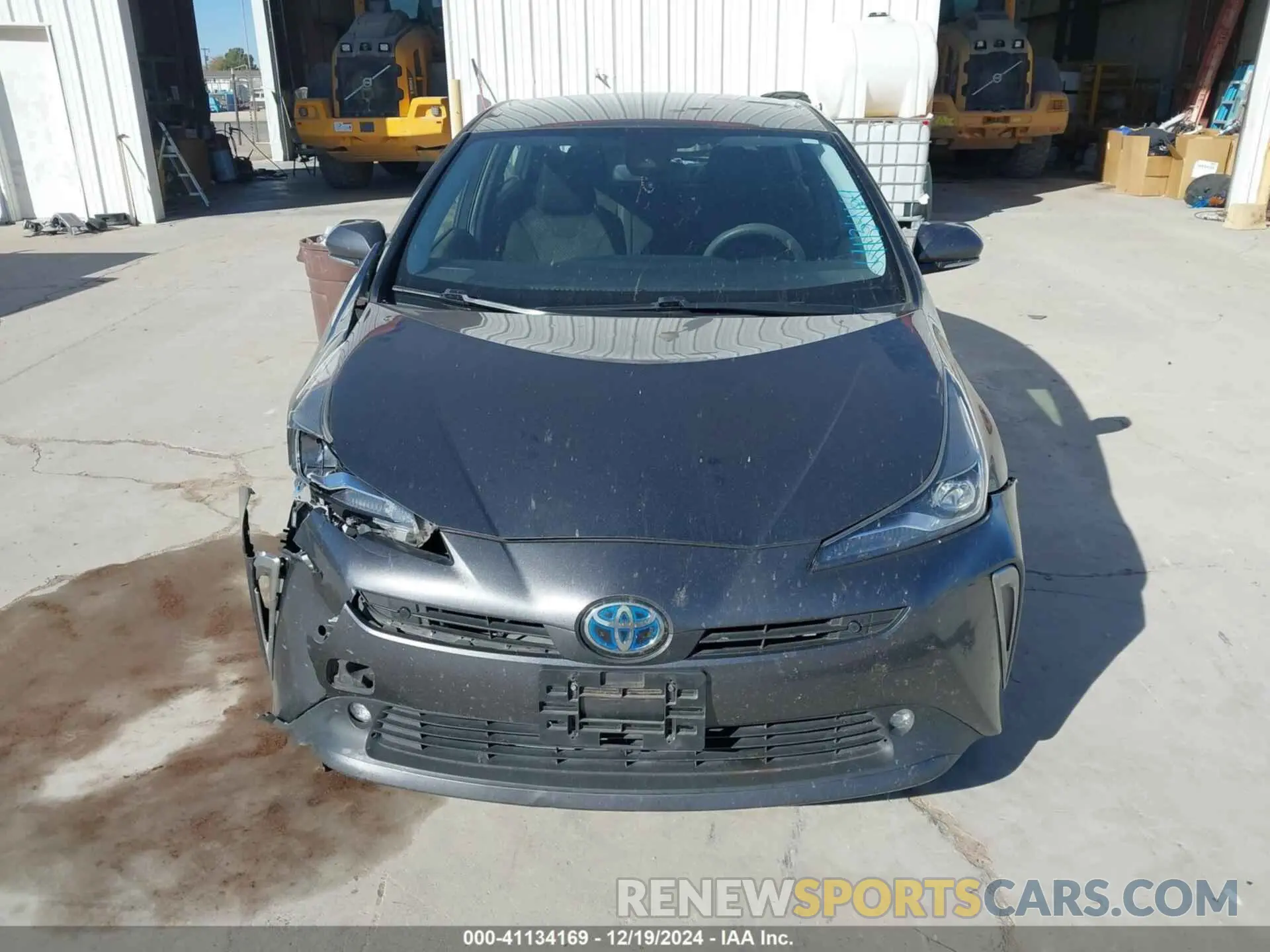 12 fotografías del automóvil dañado JTDL9RFUXK3012952 TOYOTA PRIUS 2019