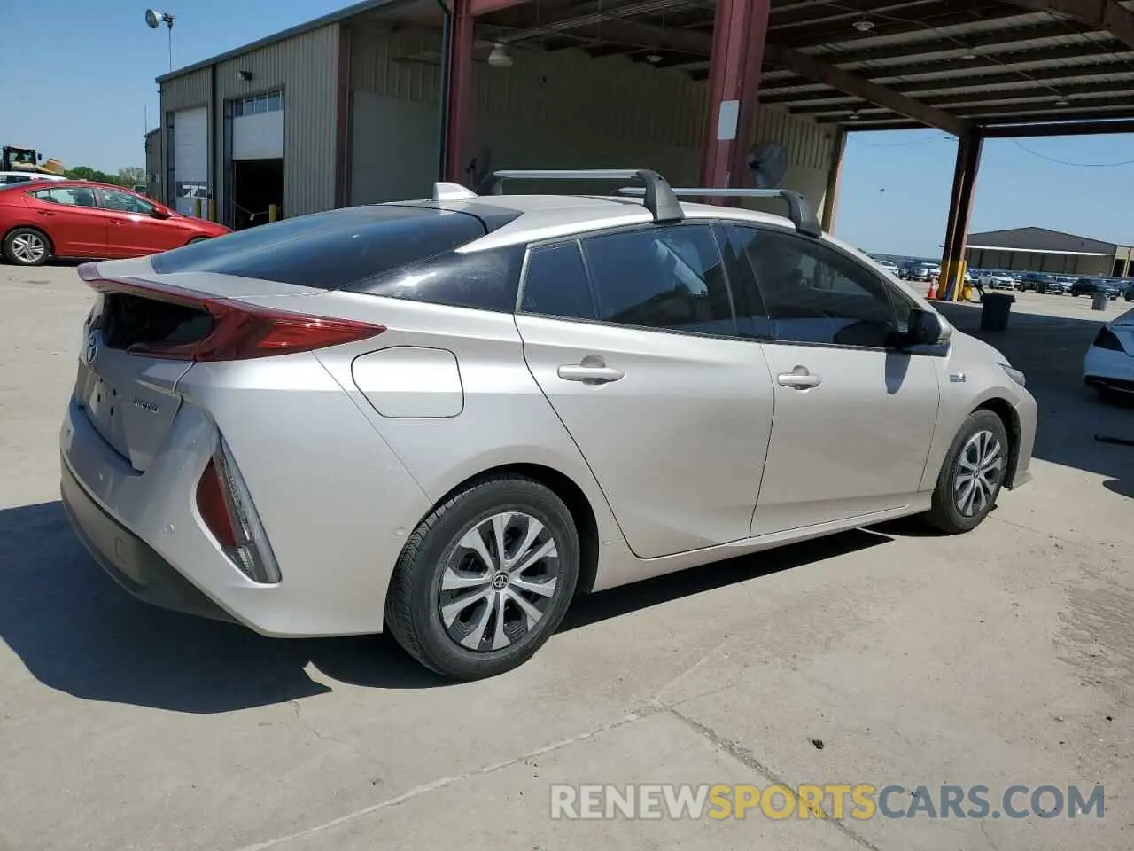 3 fotografías del automóvil dañado JTDKARFP0L3153107 TOYOTA PRIUS 2020