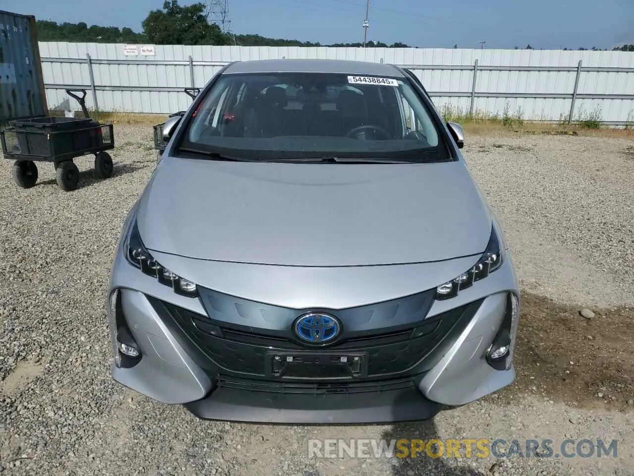 5 fotografías del automóvil dañado JTDKARFP1L3154833 TOYOTA PRIUS 2020
