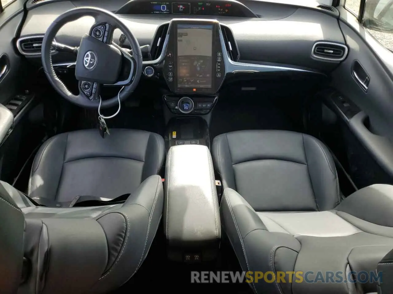 8 fotografías del automóvil dañado JTDKARFP1L3154833 TOYOTA PRIUS 2020