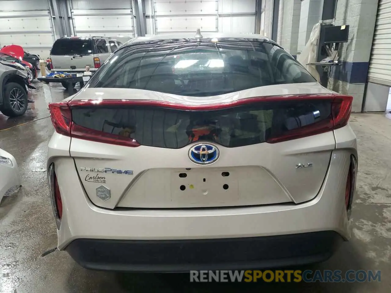 6 fotografías del automóvil dañado JTDKARFP2L3134042 TOYOTA PRIUS 2020