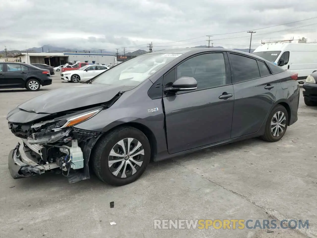 1 fotografías del automóvil dañado JTDKARFP2L3146286 TOYOTA PRIUS 2020