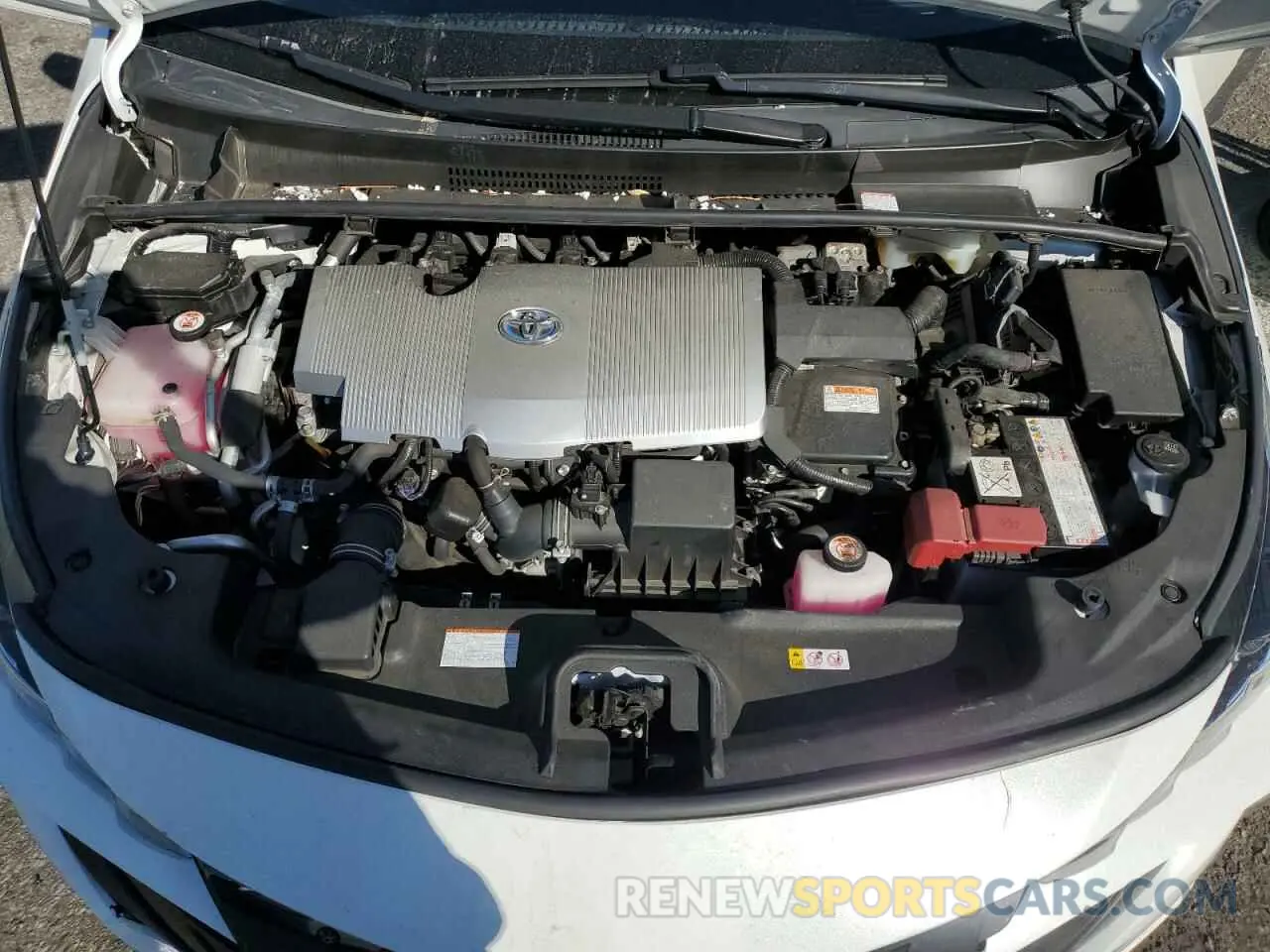 11 fotografías del automóvil dañado JTDKARFP2L3148278 TOYOTA PRIUS 2020