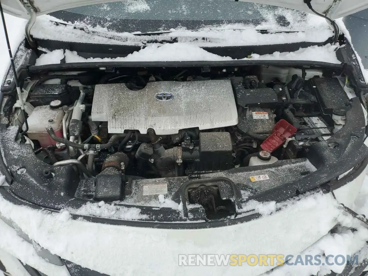 11 fotografías del automóvil dañado JTDKARFP2L3154114 TOYOTA PRIUS 2020