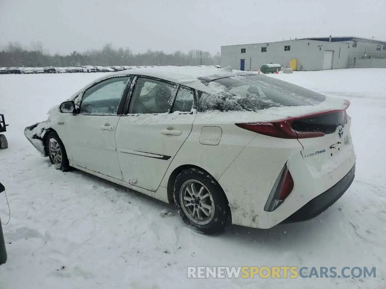 2 fotografías del automóvil dañado JTDKARFP2L3154114 TOYOTA PRIUS 2020