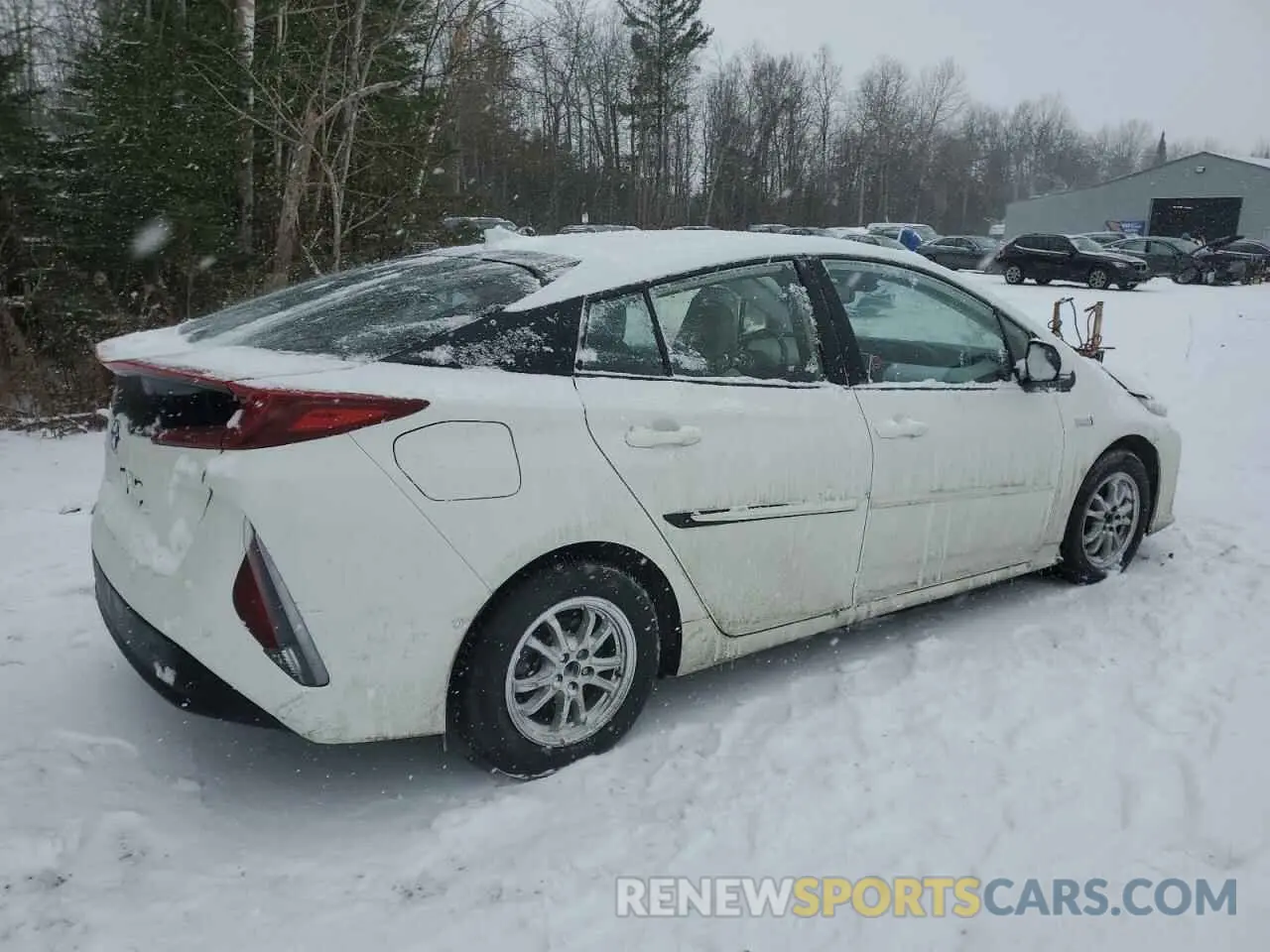 3 fotografías del automóvil dañado JTDKARFP2L3154114 TOYOTA PRIUS 2020